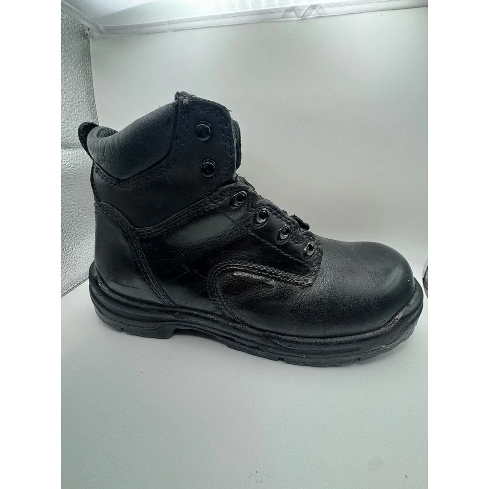 Red Wing King Toe Mens Black Leather Safety Toe Work Boots 2240 Size 8.5 Wide